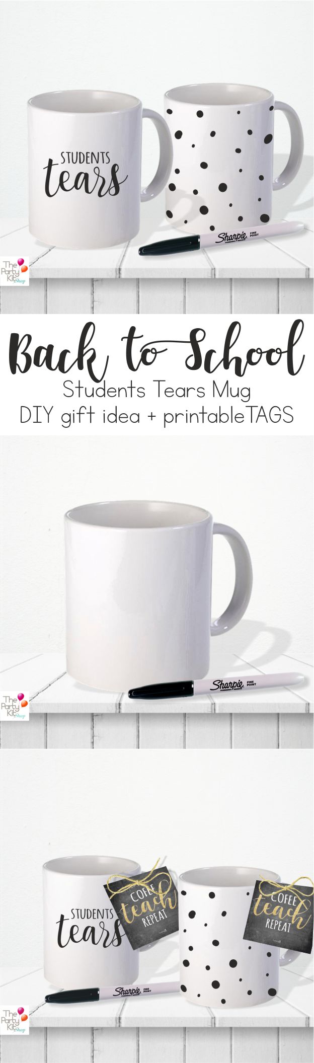 student tears DIY mug