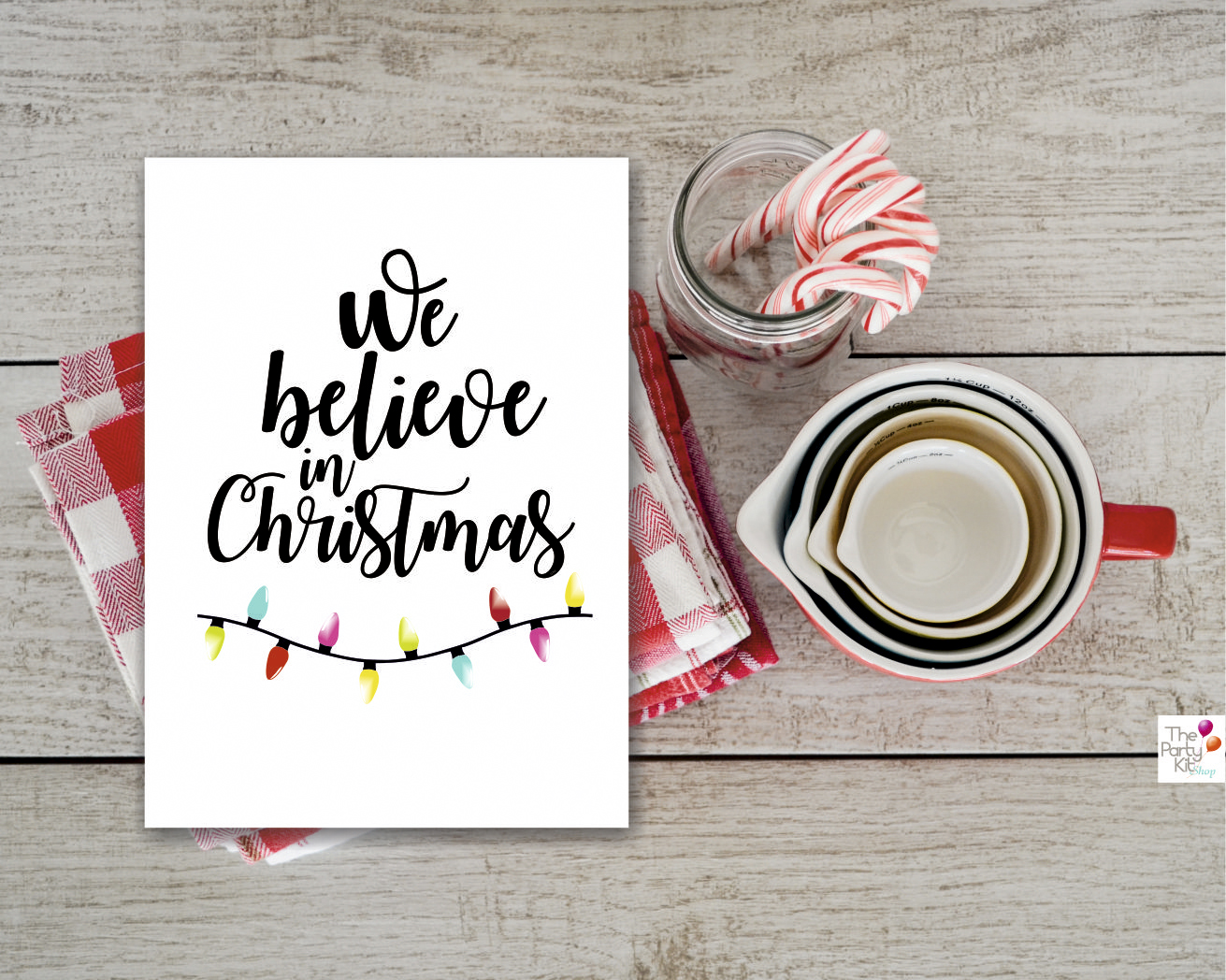 We believe in Christmas! Free printable
